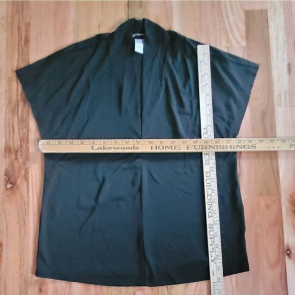 H&M V Neck Classic Black Blouse Small - Picture 3 of 5